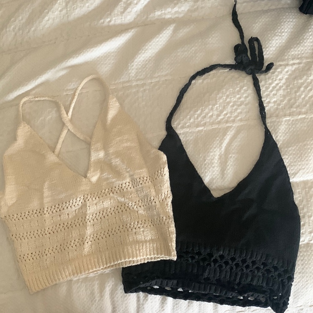 Knitted crop top bundle